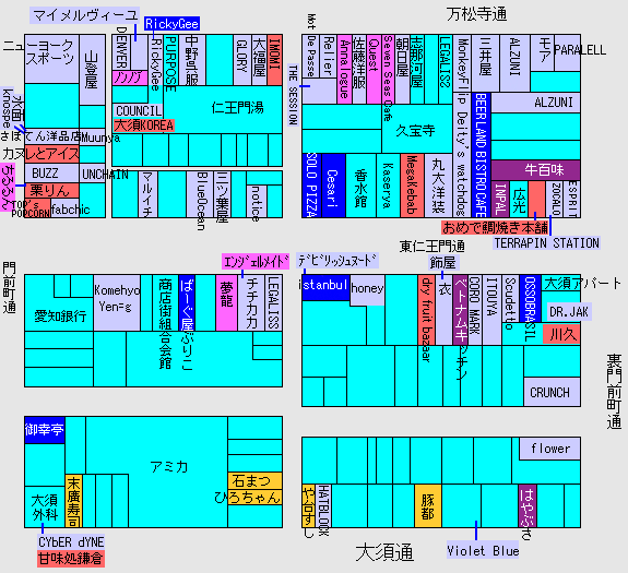 ブロック地図