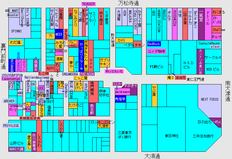 ブロック地図